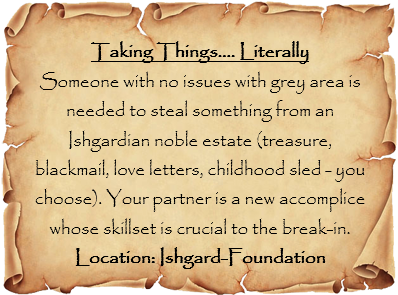 Taking Things.... Literally